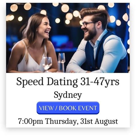speed dating sydney